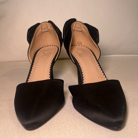 Black Bow Heels - Picture 3 of 4